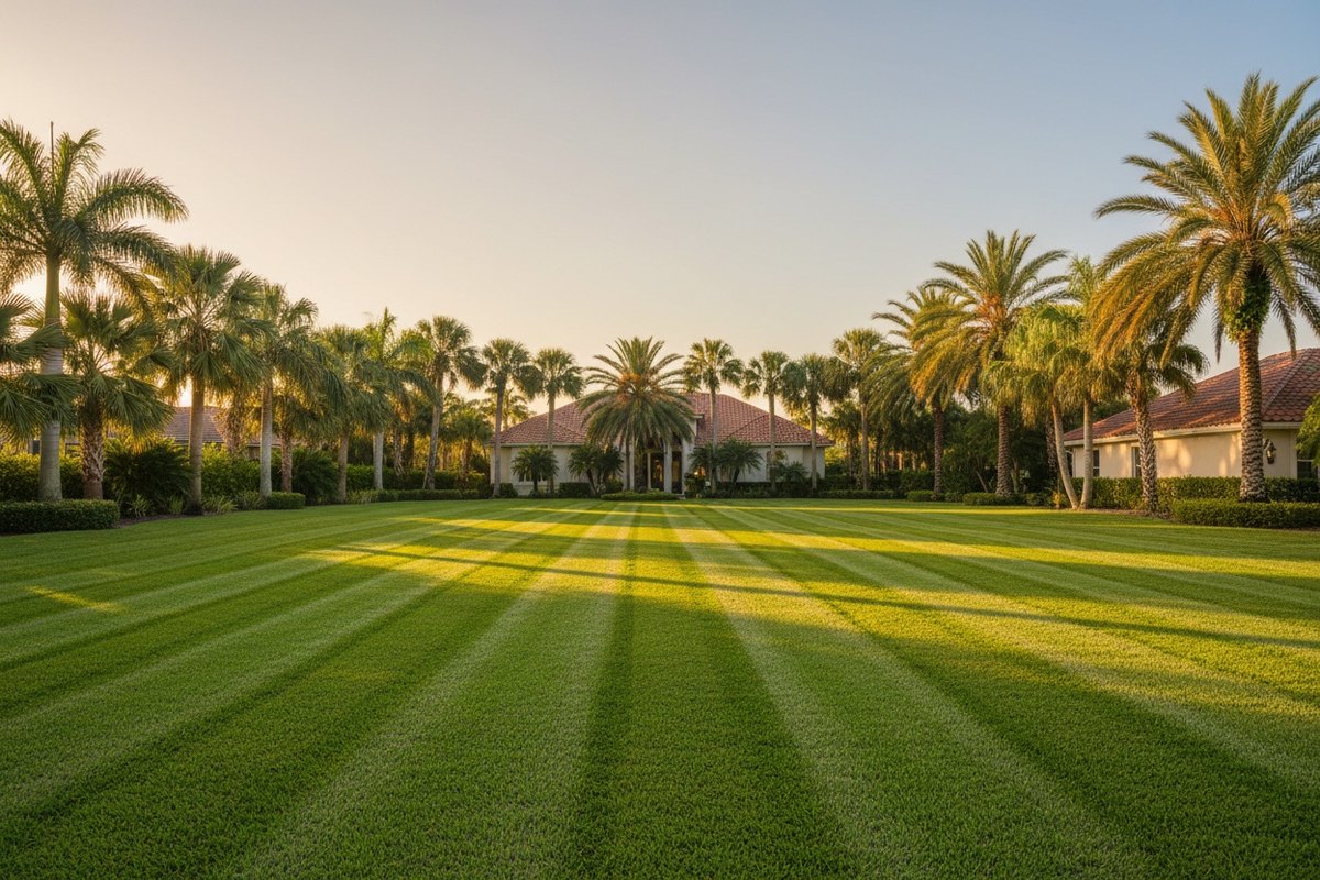 After lawn care