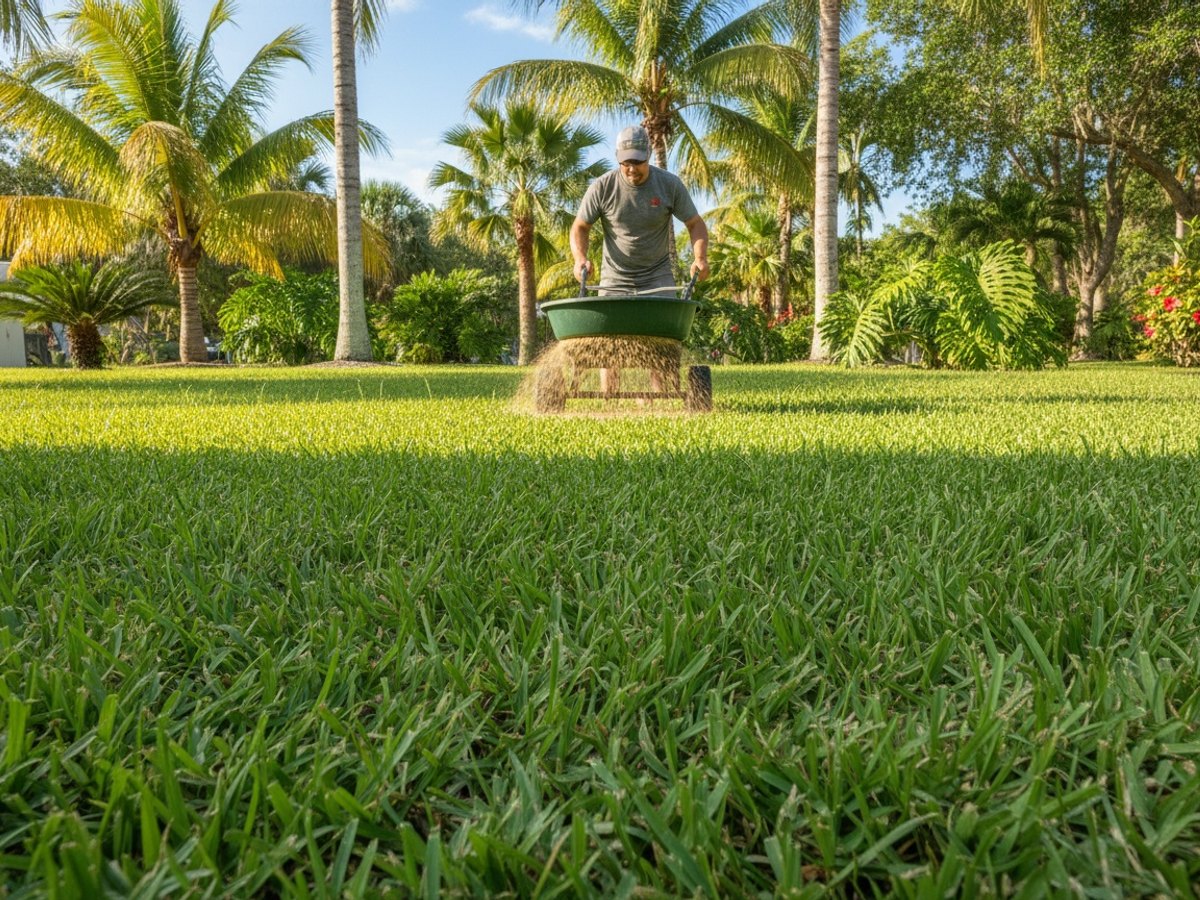 Fertilization and weed control